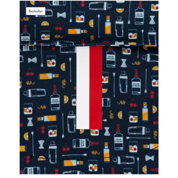 Rhoback Men’s Admirable Navy The Old Fashioned All Over Novelty Printed Short Sl - Picture 8 of 9